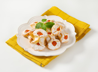 apricot jam filled cookies