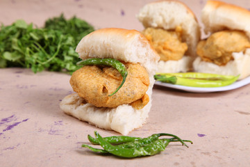 Indian Street Food Vada Pav