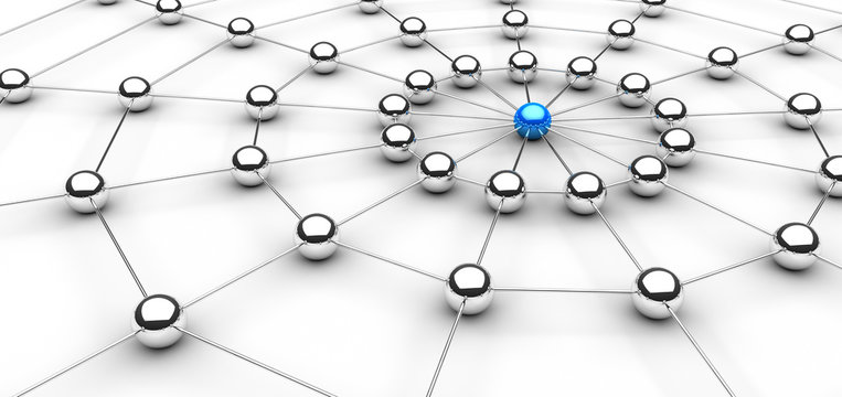 Konzept Technologie - Internet und Netzwerke