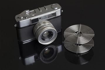 retro camera and photography tool