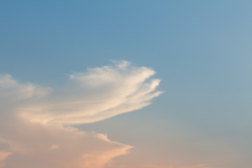 Sky And Clouds in twilight time