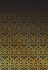 Traditional Thai style pattern background vector