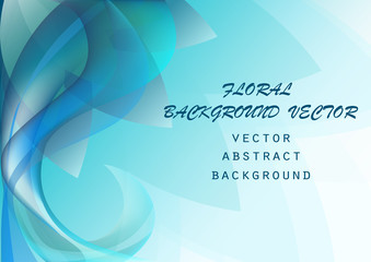 Abstract colorful elegant waves floral pattern print, copy space background, can be used for wallpaper, template, banner, poster, brochure, leaflet, flyer, backdrop, book cover, vector illustration