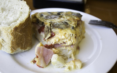 Tortilla potato cheese