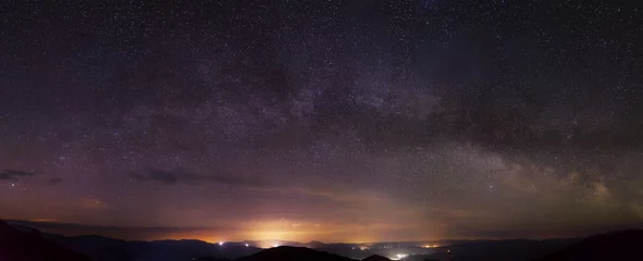 Stoff pro Meter tolle Sternennacht mit Milchstraße © 1