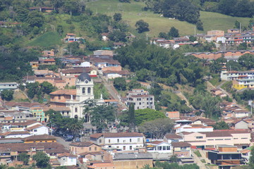 Fototapeta premium Panorámica del casco urbano. Titiribí, Antioquia, Colombia.
