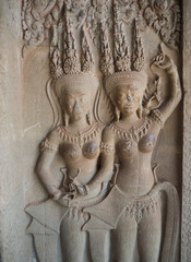 Angkor Wat, ancient lanmark, Siem Reap, Cambodia.