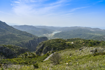 Fototapeta premium View of the mountains