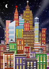 Illustration of New York City - 155023991