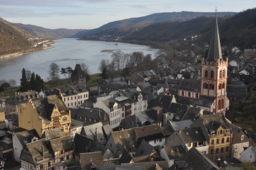Obraz premium Bacharach Panorama