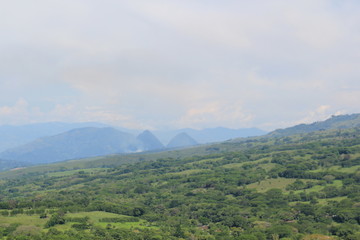 Fototapeta na wymiar Paisaje del suroeste de Antioquia, Colombia.