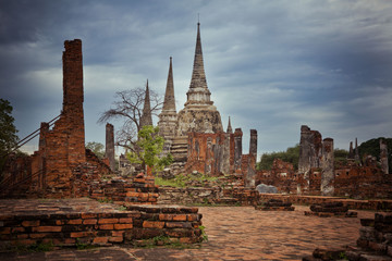 Obraz premium Ayutthaya tower