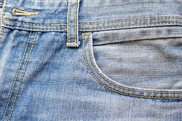 blue jeans front pocket for background