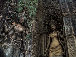 Bayon temple in Angkor Thom, Siemreap, Cambodia