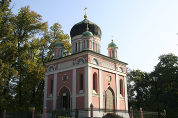 Fototapeta na wymiar Potsdam orthodox church