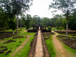 Fototapeta na wymiar Baphuon temple at Angkor Wat, Siem Reap, Cambodia.