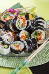 Japanese sushi plate