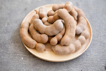Exotic fruit tamarind