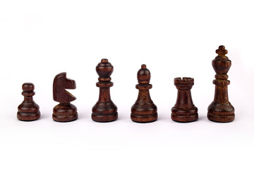black chess pieces