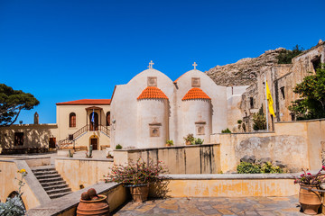 Preveli Monastery of St. John Theologian (1878). Crete, Greece.