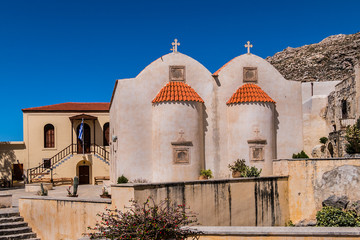 Preveli Monastery of St. John Theologian (1878). Crete, Greece.