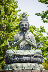 Buddha statue Asakusa Temple in Tokyo, Japan