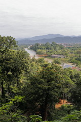 View to NNE.-Nam Song river from ThamJang cave. Vang Vieng-Laos.4686