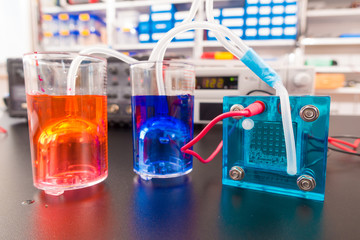 fuel cell research in lab