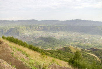 Naklejka premium Mount Batur in Indonesia