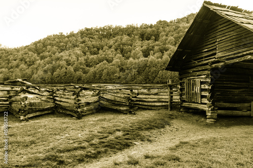 Pioneer Cabin Historic Pioneer Cabin At The Ocanulaftee Visitors