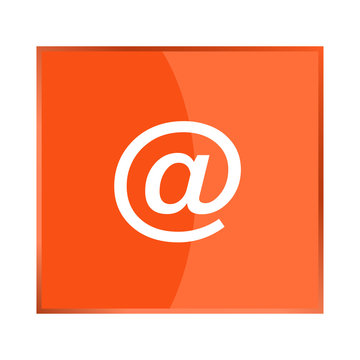 Dog, mail, vector icon, e-mail