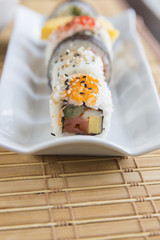 Japanese sushi pieces