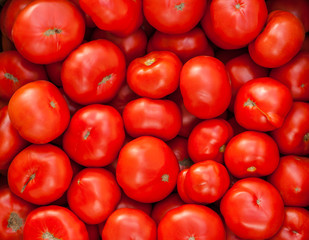 Red tomatoes background