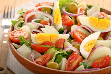 Ensalada campera traditional spanish countryside salad