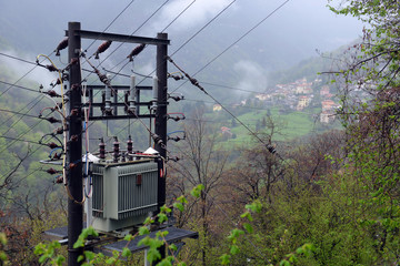 High voltage electrical distribution and station