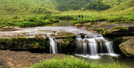 Water falls at Sohra/Cherra Punji, East Khasi Hills, Meghalaya