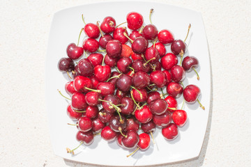 Ripe cherries