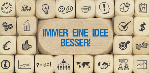 Immer eine Idee Besser! / Würfel mit Symbole