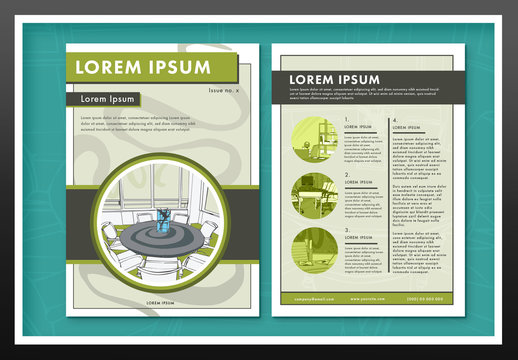 Illustrated Business Brouchure Layout