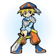 Swordsman character