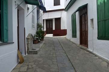 Fototapeta na wymiar Village de Vourliotes (Samos)