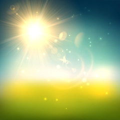 Bright summer background