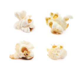 Popcorn flake isolated