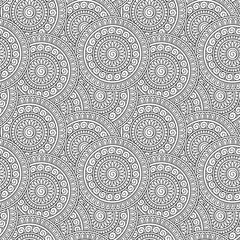 Doodle background in vector with doodles, flowers and paisley.