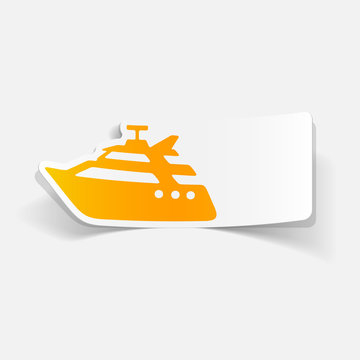 realistic design element: yacht