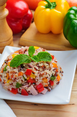 fried rice with vegetables	