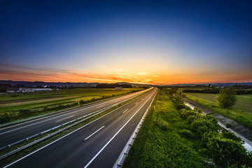 Naklejka premium Highway