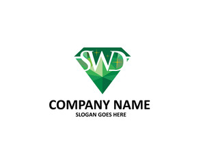 SWD Letter Diamond Logo