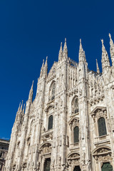 Fototapeta premium Detail of the Milan Duomo