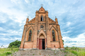 Abandoned english style church in Brazil's countryside
